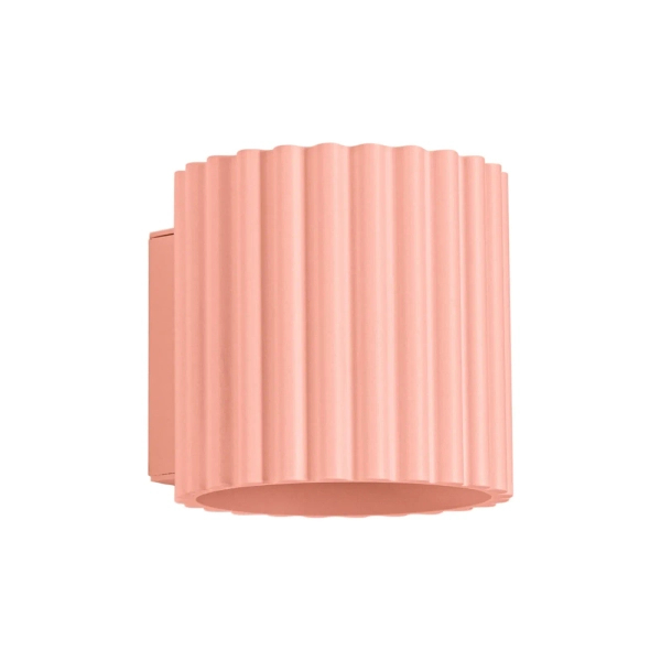 Ścienna lampa ryfel AURA brzoskwiniowa SL.1826 1xG9 metalowa
