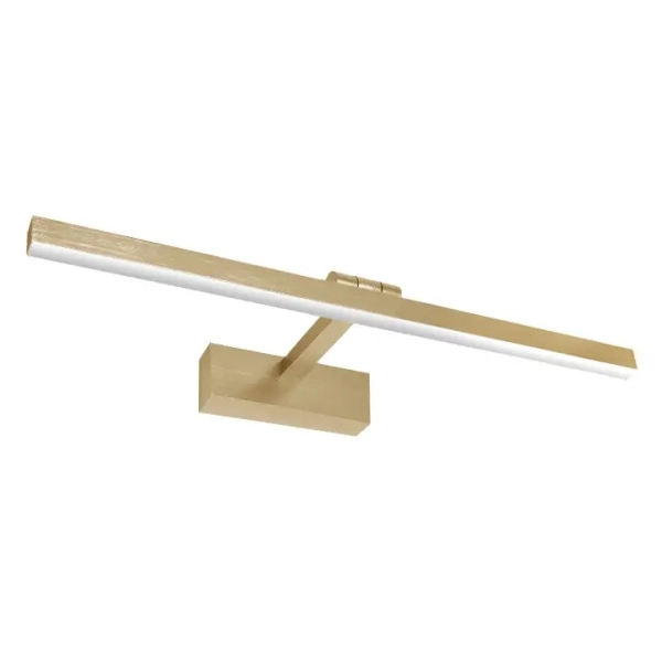 Łazienkowy kinkiet nad lustro 1090 LED 12W 4000K podłużna IP44 złoty
