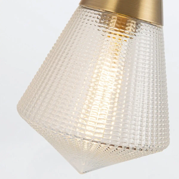 Wisząca lampa vintage Willard QN-WILLARD-P-VBS-PG mosiądz