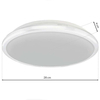 Łazienkowa LAMPA sufitowa TERMA ML6401 Milagro okrągła OPRAWA metalowa LED 18W 4000K plafon IP44 biały