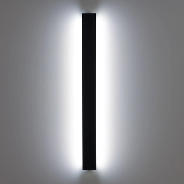 Prostokątny kinkiet zewnętrzny Mutti OWL-2051-06-3K Italux LED 14W 3000K czarny