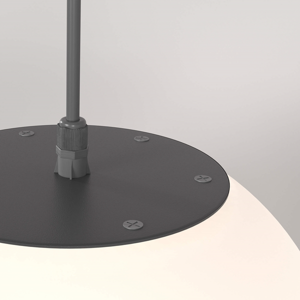 Lampa kulista wisząca Erda O594PL-01B ball IP54 biała