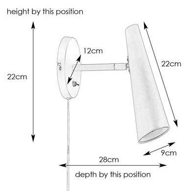 Regulowana LAMPA ścienna PEAK 107899 Markslojd metalowa OPRAWA kinkiet regulowany nikiel