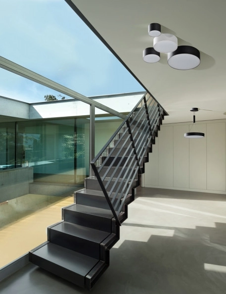 Natynkowa lampa sufitowa Monza AZ2264 LED 50W do przedpokoju biała