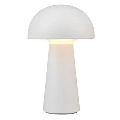 Nocna lampka sypialniana Lennon R52176101 LED 2W 3000K IP44 grzyb biała