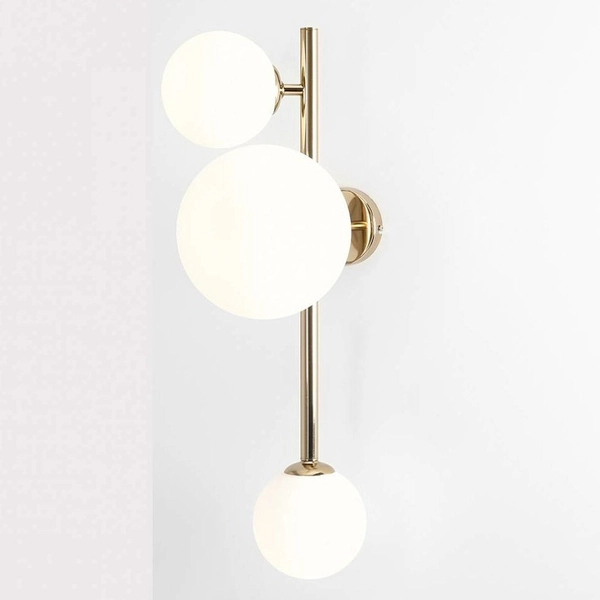 Ścienna lampa modernistyczna DIONE 1092Y30 nowoczesny do pokoju złoty