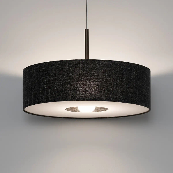 Regulowana lampa wisząca AMARELA 11660 z tkaniny brązowa