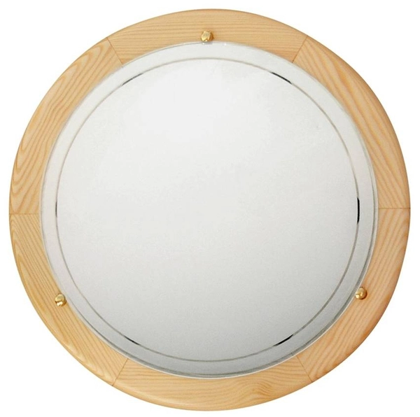 Lampa sufitowa 13-32259 Candellux natynkowa okrągła drewniana