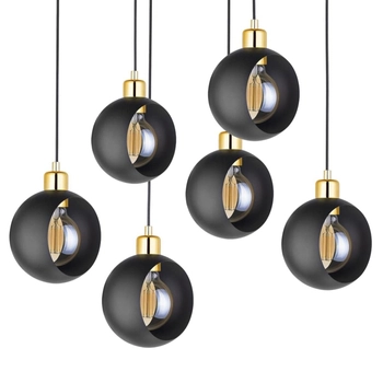 Wielopunktowa lampa wisząca Cyklop 2756 TK Lighting loft szklana patyna