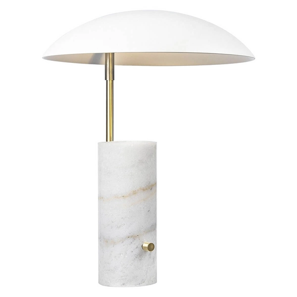 Nocna lampa glamour Mademoiselles 2220405001 marmurowa biały