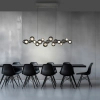 Wisząca lampa E-POPUP czarna przydymiona 2557-15 18xLED 1.8W zmienna barwa