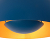Loftowa LAMPA sufitowa SIEMON 45196/01/35 Lucide metalowa OPRAWA plafoniera kopuła niebieska