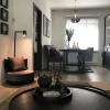 Stojąca lampa salonowa Lesley 03725/01/30 Lucide tuba metalowa czarna