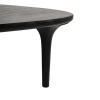 Stolik kawowy LAMINAR MM001501100340 czarny drewniany do sypialni 90cm
