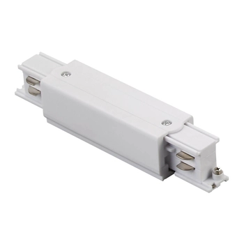 Łącznik prosty do szyn 3-fazowych 327901 metalowy biały