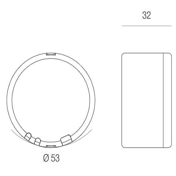 Zasilacz do puszki ZL-015-C-1-1-ML-PL-01 Skoff 15W biały