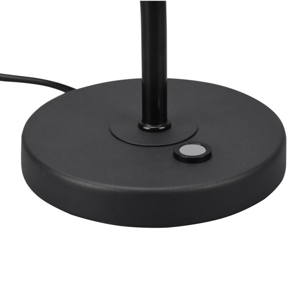 Biurkowa lampa Curtis 579790132 Trio LED 4W 3000K minimalistyczna czarna