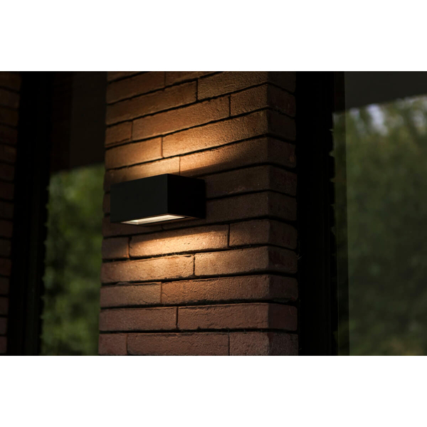Zewnętrzna lampa ścienna GEMINI 5189113012 LED 8,8W 3000K IP54 czarna