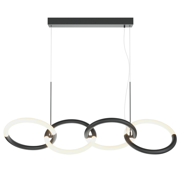 Lampa wisząca Node MOD165PL-L40B3K LED 40W 3000K węzły białe czarne