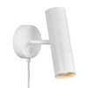 Lampa ścienna Mib 61681001 DFTP do salonu tuba rurka biała