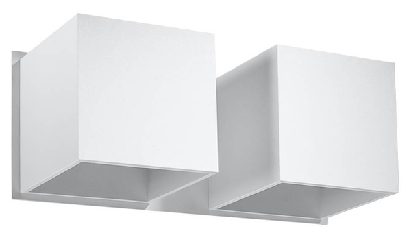Kinkiet LAMPA ścienna SL.0656 loftowa OPRAWA metalowe kostki cubes białe