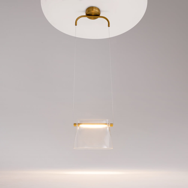 Lampa wisząca Cabaret MOD170PL-L8BS3K LED 8W 3000K przezroczysty mosiądz