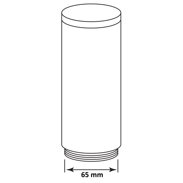 Klosz do lamp ogrodowych Livia 303998 satynowy biały srebrny