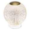 Szklana stołowa lampa Marni QN-MARNI-TL-S-NBR LED 12W 3000K kula mosiądz