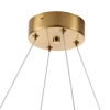 Żyrandol glamour CHIC ST-DL-2969 pierścień do salonu biały złoty