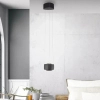 Lampa wisząca sterowana pilotem Q-STRETTO czarna 2657-18 2xLED 20W 2200-5000K góra-dół