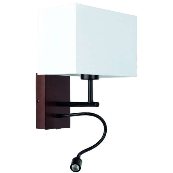 Regulowana lampa ścienna SONAR 5733976 abażurowa LED 1W 4000K szary