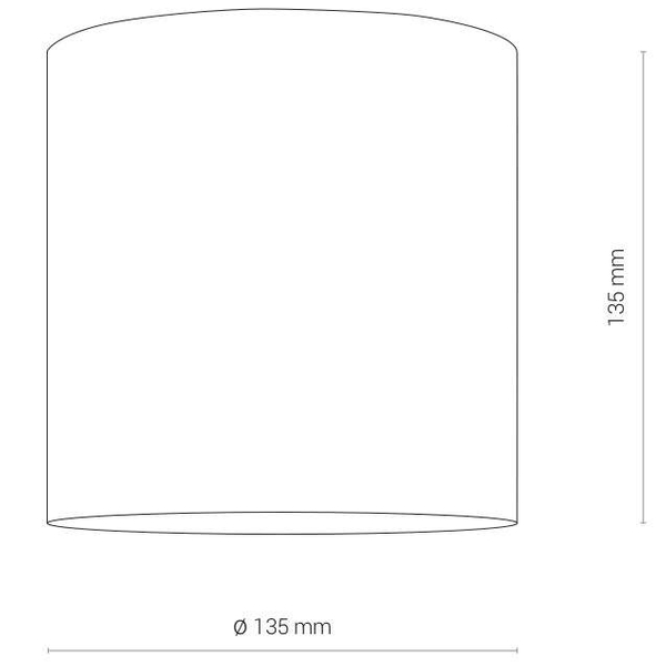 Sufitowa LAMPA plafon IOS 8730 Nowodvorski okrągła OPRAWA metalowa LED 30W 4000K downlight tuba biała