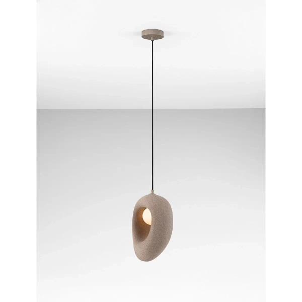 Salonowa wisząca lampa LONTIZA LE45336 nad stół brązowa