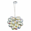 Wisząca lampa sypialniana Infinity 80123 Endon bańki chrom kolorowa