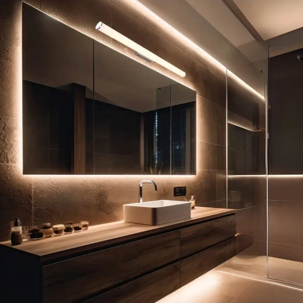 Łazienkowa lampa nad lustro 22086 LED 21W 3000K belka IP44 biały