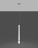 Metalowa lampa wisząca SL.0957 salonowa tuba nad stół biała