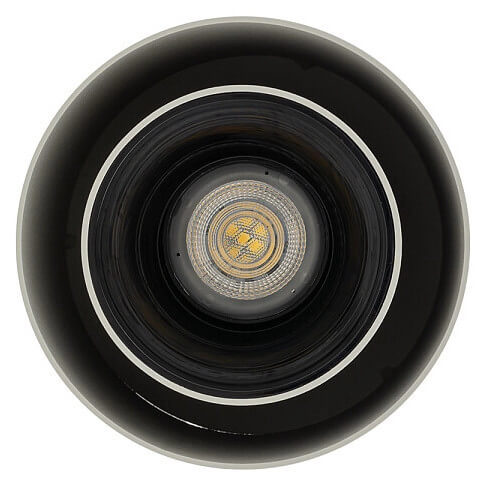 Zwieszana lampa salonowa tuba POINT 11513 jedwabisty szary