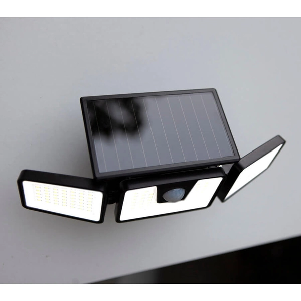 Naświetlacz solarny BRITI 6922401330 LED 6W 5000K czujnik ruchu IP44 czarny