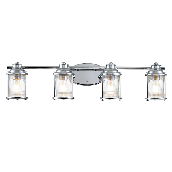 Ścienna lampa lampiony Ashland Bay QN-ASHLANDBAY4-PC-BATH Quintiesse IP44 chrom