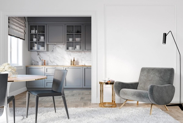 Podłogowa lampa kierunkowa Eye 6506 reflektorowa do sypialni czarna