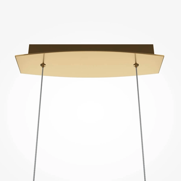 Wisząca lampa Breeze MOD281PL-L34BS3K LED 34W 3000K mosiądz przezroczysty