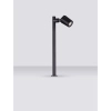 Stojąca lampa z regulacją do ogrodu TRASERA LE75163 IP65 czarna