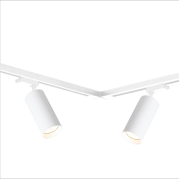 Jednofazowa lampa sufitowa 1,5m metalowa MICA ML1151 tuba biała