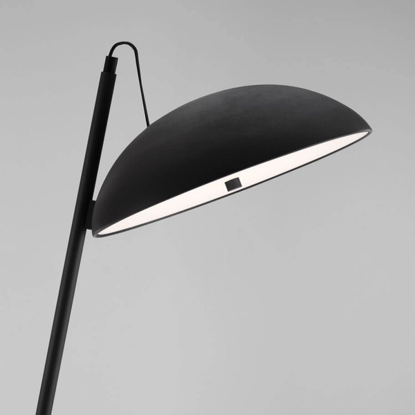 Lampa podłogowa z wtyczką VIBORAL LE44526 LED 30W 3000K czarna