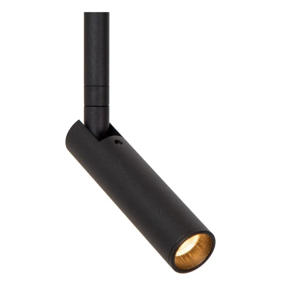 Kinkiet ścienny metalowy Magic 68211/82/30 Lucide LED 3W 2700K tuba czarna