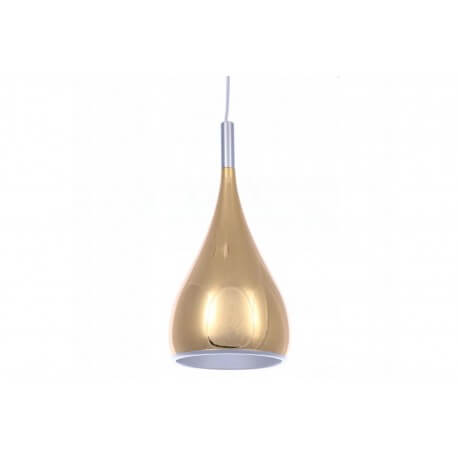 Wisząca lampa metalowa Spell łezka do przedpokoju złota