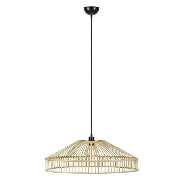 Bambusowa lampa zwisająca Tapa 108783 Markslojd nad stół naturalna
