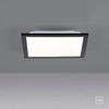 Natynkowa lampa sufitowa Flat LED 6W 3000K czarny plafon do jadalni