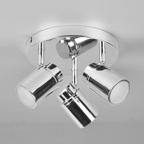 Potrójna lampa sufitowa tuby BRISA DL306880430 IP44 z regulacją srebrny