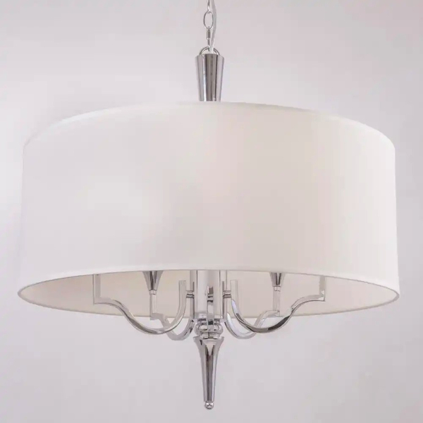 LAMPA wisząca WASHINGTON P05922WH Cosmolight abażurowa do jadalni biała